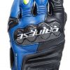 Dainese CARBON 4 SHORT sportovní rukavice modré/černé/fluo-žluté vel.XS